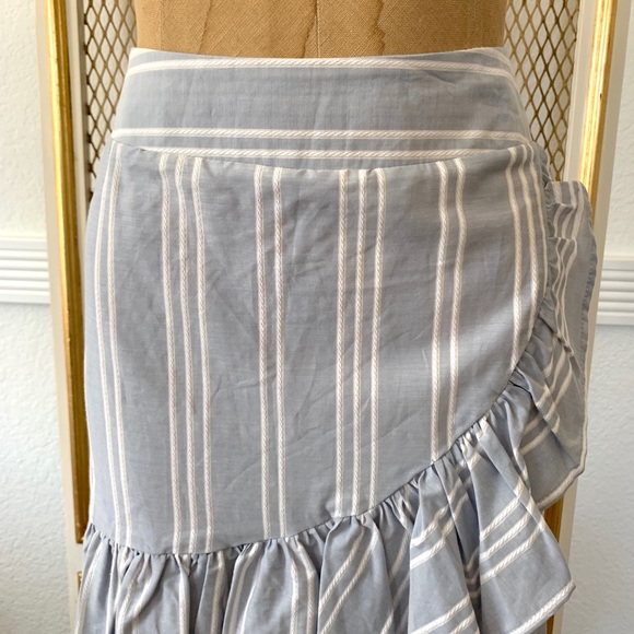 Pre-owned A.n.d Eawy  Ruffle skirt Blue M - Picture 3 of 8